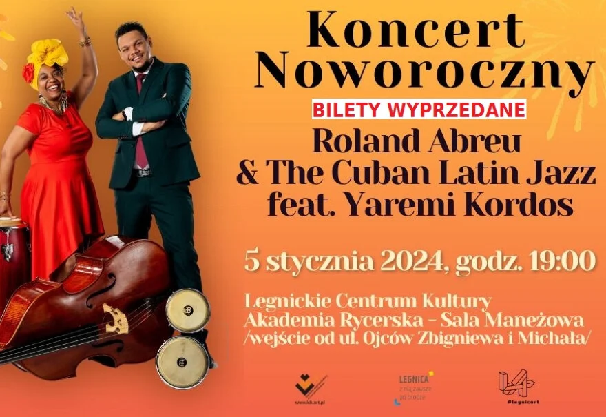 (BILETY WYPRZEDANE!) Koncert Noworoczny - Roland Abreu & The Cuban Latin Jazz feat. Yaremi Kordos