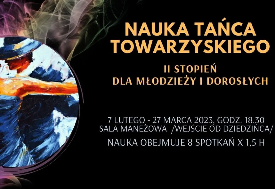 Nauka tańca towarzyskiego II stopnia dla młodzieży i dorosłych