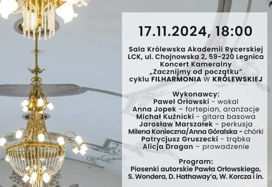 Filharmonia w Królewskiej - "Zacznijmy od początku"
