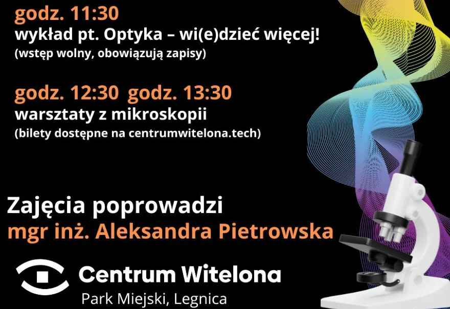 Centrum Witelona zaprasza gości indywidualnych na zajęcia LABO!