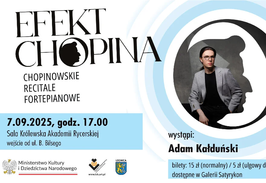 "Efekt Chopina" w Legnicy – koncert Adama Kałduńskiego