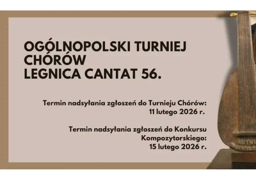 Legnica Cantat 2026: Trwa nabór!