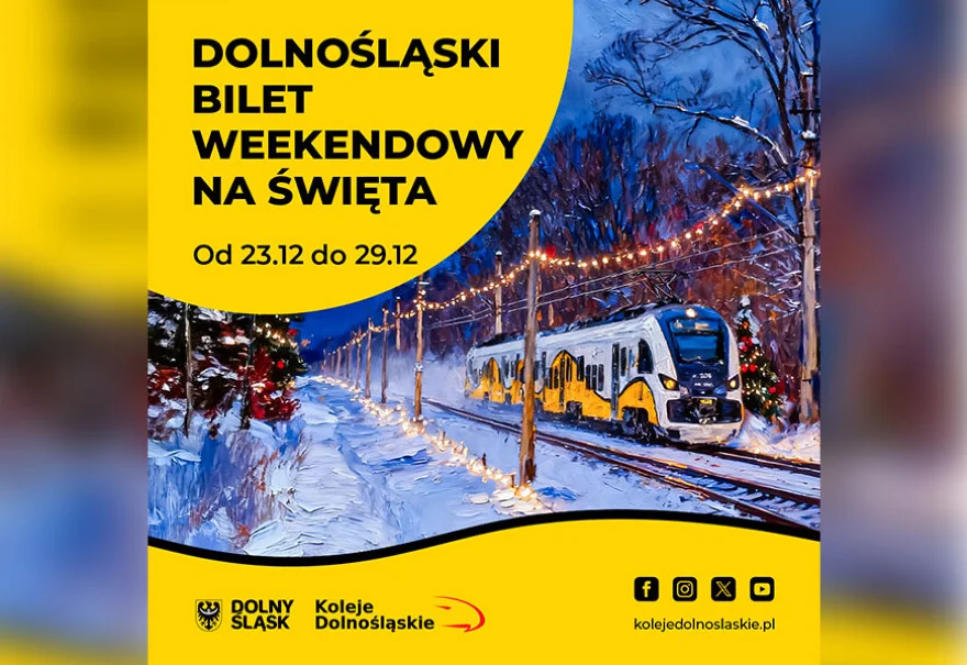 Dolnośląski bilet weekendowy na święta