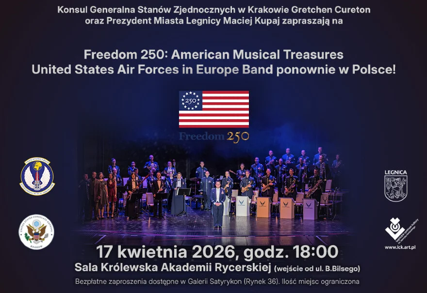 Freedom 250: American Musical Treasures – United States Air Forces in Europe Band w Legnicy