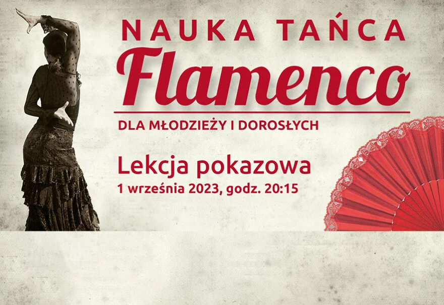 Nauka tańca flamenco dla młodzieży i dorosłych - lekcja pokazowa
